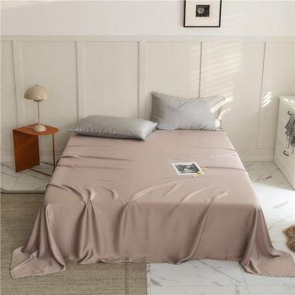 新款60支天丝单品系列-床单深粉色