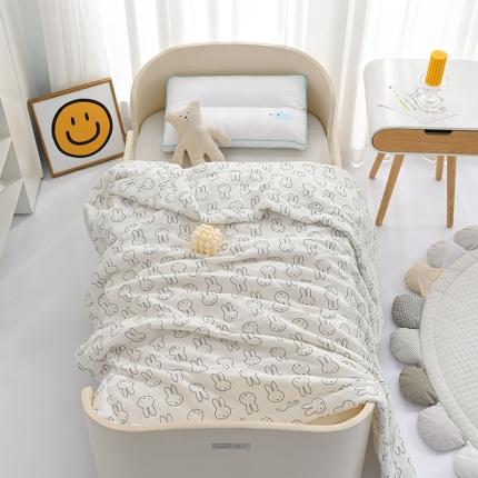 91家纺网 家纺一手货源 找家纺 （总）欣品希 2023新款全棉双层泡泡纱婴幼儿A类儿童夏被