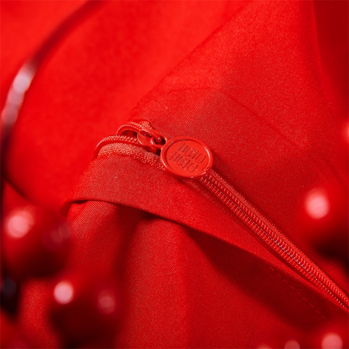 91家纺网 家纺一手货源 找家纺 2025新款婚庆磨毛四件套多件套 相爱今生