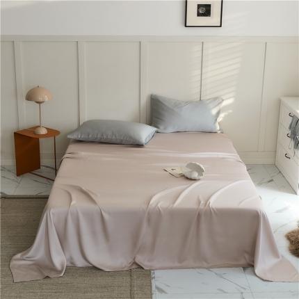 91家纺网 家纺一手货源 找家纺 新款60支天丝单品系列-床单洋气粉