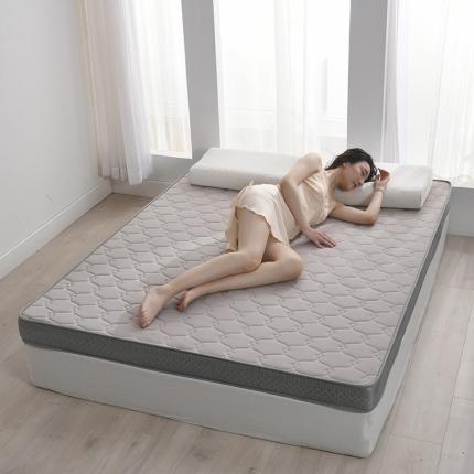 91家纺网 家纺一手货源 找家纺 鑫钰  2023新款A类全棉抗菌记忆高回弹加厚立体床垫 灰色