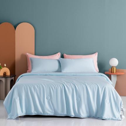 91家纺网 家纺一手货源 找家纺 利欧 2025新款A类抗菌夏被-薄荷清香 维-月光蓝