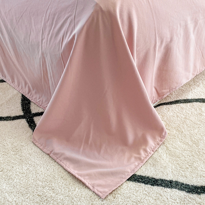 91家纺网 家纺一手货源 找家纺 吾诺 2022 梦幻泡泡纱夏被四件套公主风小清新韩版 梦幻粉