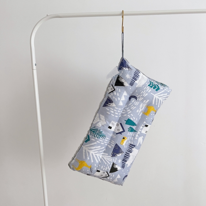 91家纺网 家纺一手货源 找家纺 星期八 2022新款全棉豆豆枕30*50cm 雪屋