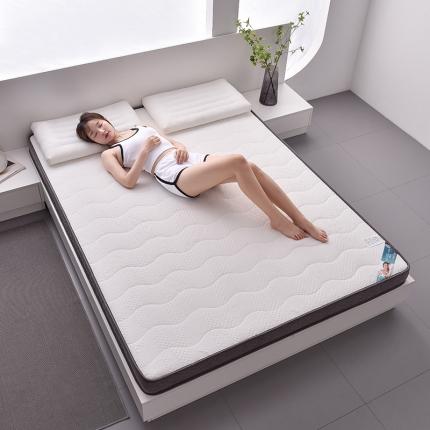 91家纺网 家纺一手货源 找家纺 时奥 2022新款负离子纤维记忆海绵床垫 深灰色