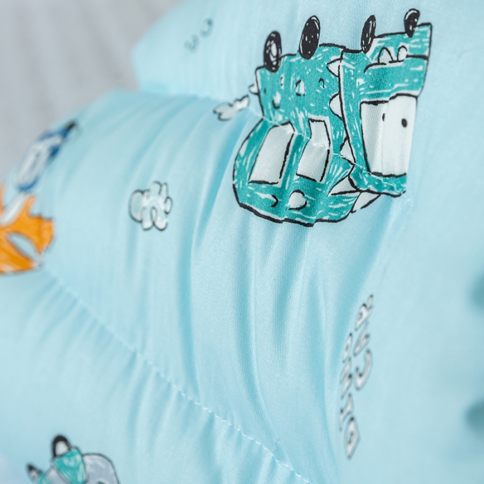 91家纺网 家纺一手货源 找家纺 多点家居 2022新款全棉儿童豆豆枕 恐龙乐园