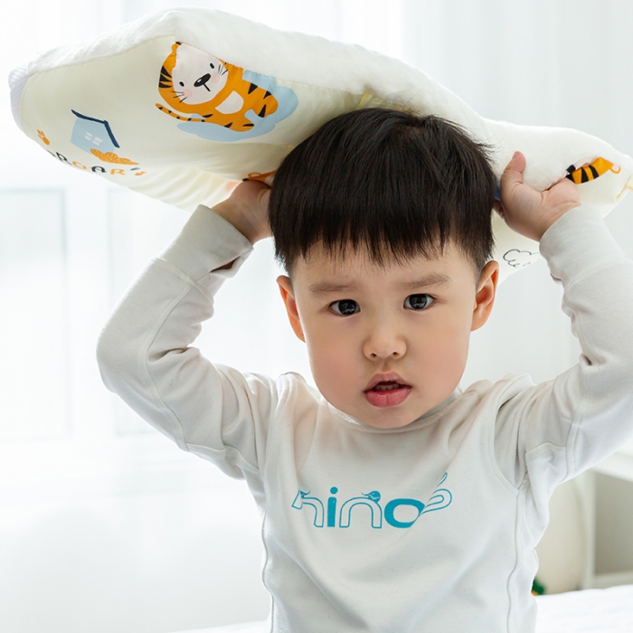 91家纺网 家纺一手货源 找家纺 多点家居 2022新款全棉儿童豆豆枕 猛虎漫步