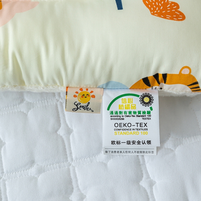 91家纺网 家纺一手货源 找家纺 多点家居 2022新款全棉儿童豆豆枕 猛虎漫步