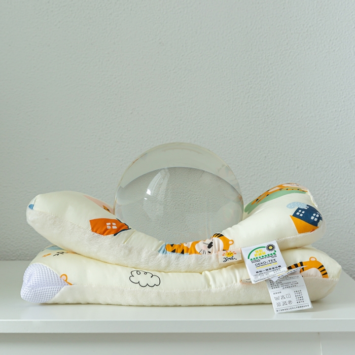 91家纺网 家纺一手货源 找家纺 多点家居 2022新款全棉儿童豆豆枕 猛虎漫步