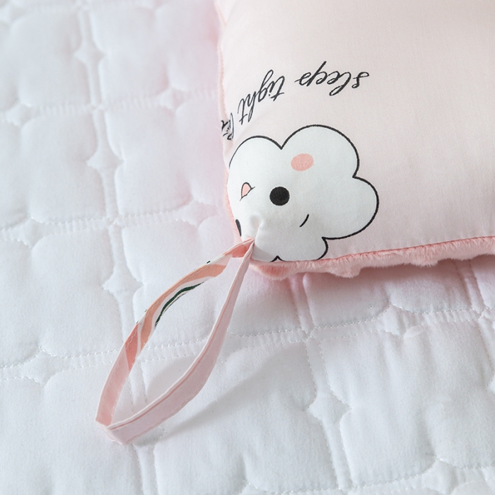 91家纺网 家纺一手货源 找家纺 多点家居 2022新款全棉儿童豆豆枕 甜蜜彩虹