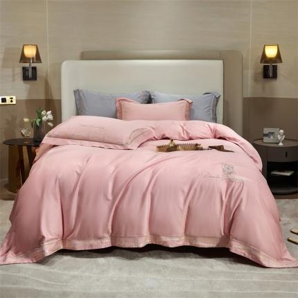 91家纺网 家纺一手货源 找家纺 总2023名品优仓春夏直播爆款天丝棉四件套