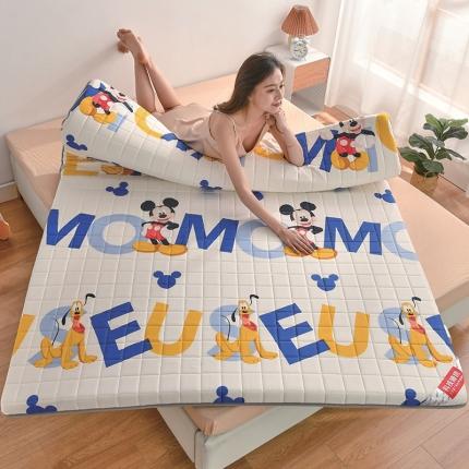 91家纺网 家纺一手货源 找家纺 鑫钰 2023新款迪士尼纯棉抗菌加厚床垫 布鲁托
