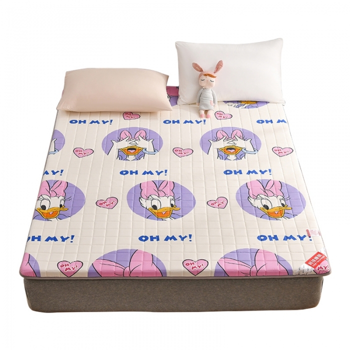 91家纺网 家纺一手货源 找家纺 鑫钰 2023新款迪士尼纯棉抗菌加厚床垫 黛西