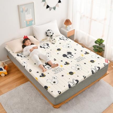 鑫钰 2023新款迪士尼纯棉抗菌加厚床垫 米奇-黑