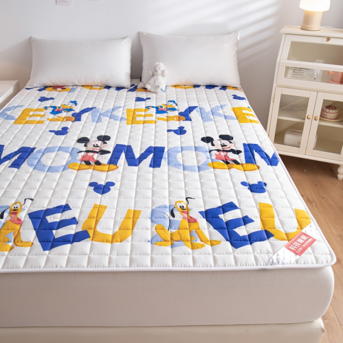 91家纺网 家纺一手货源 找家纺 （总）鑫钰 2023新款迪士尼全棉床护垫榻榻米软垫
