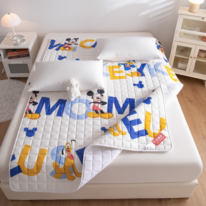91家纺网 家纺一手货源 找家纺 （总）鑫钰 2023新款迪士尼全棉床护垫榻榻米软垫