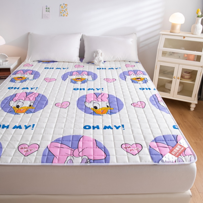 91家纺网 家纺一手货源 找家纺 鑫钰 2023新款迪士尼全棉床护垫榻榻米软垫 黛西