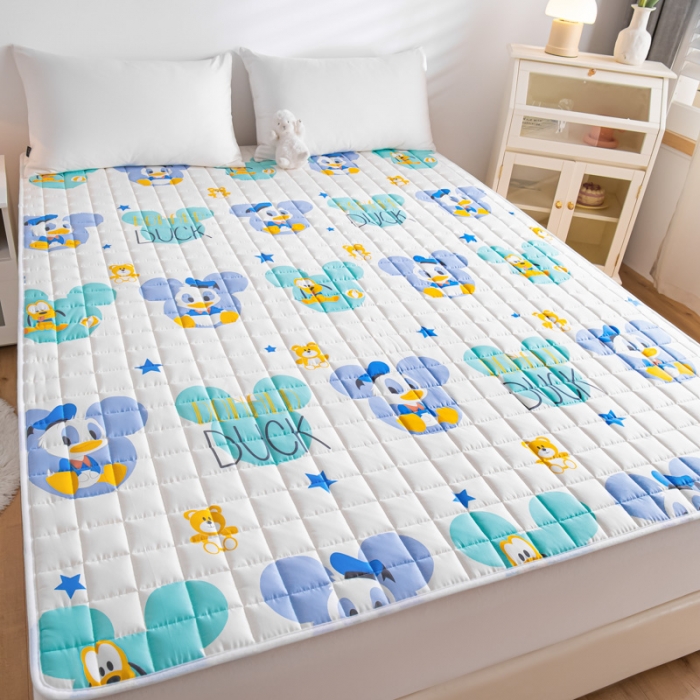 91家纺网 家纺一手货源 找家纺 鑫钰 2023新款迪士尼全棉床护垫榻榻米软垫 纳德宝宝