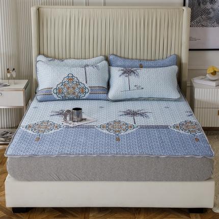 91家纺网 家纺一手货源 找家纺 （总）纽缦家纺 2022新款花卉床单三件套