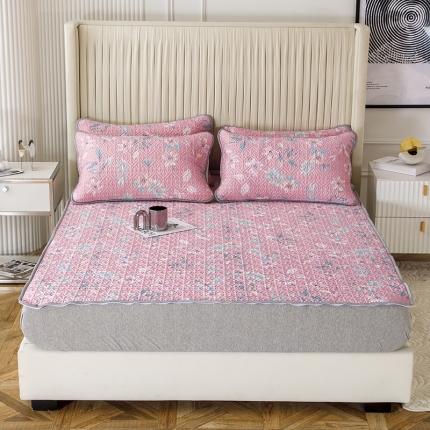 91家纺网 家纺一手货源 找家纺 （总）纽缦家纺 2022新款花卉床单三件套