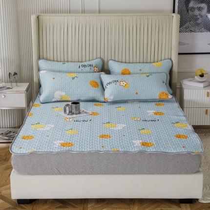 91家纺网 家纺一手货源 找家纺 （总）纽缦家纺 2022新款花卉床单三件套