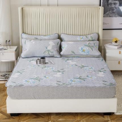 91家纺网 家纺一手货源 找家纺 纽缦家纺 2022新款花卉床单三件套 馨享花意