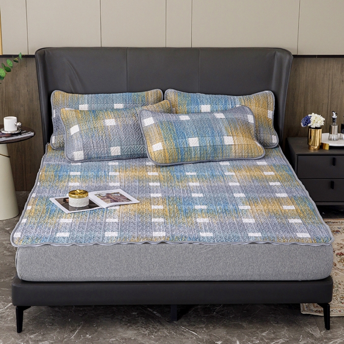 91家纺网 家纺一手货源 找家纺 纽缦家纺 2022新款花卉床单三件套 蒂凡阁