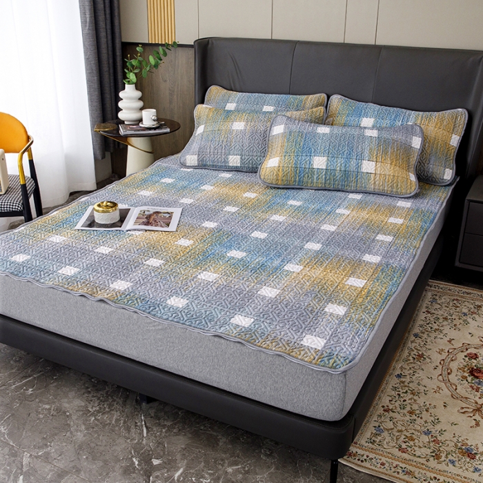 91家纺网 家纺一手货源 找家纺 纽缦家纺 2022新款花卉床单三件套 蒂凡阁