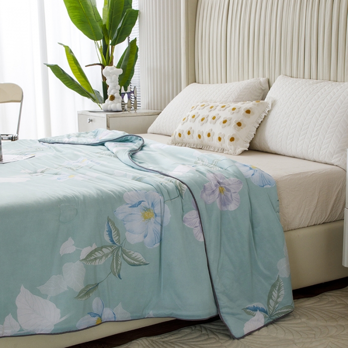 91家纺网 家纺一手货源 找家纺 （总）纽缦家纺 2022新款花卉夏被