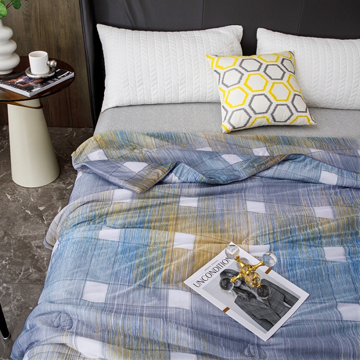 91家纺网 家纺一手货源 找家纺 纽缦家纺 2022新款花卉夏被 蒂凡阁