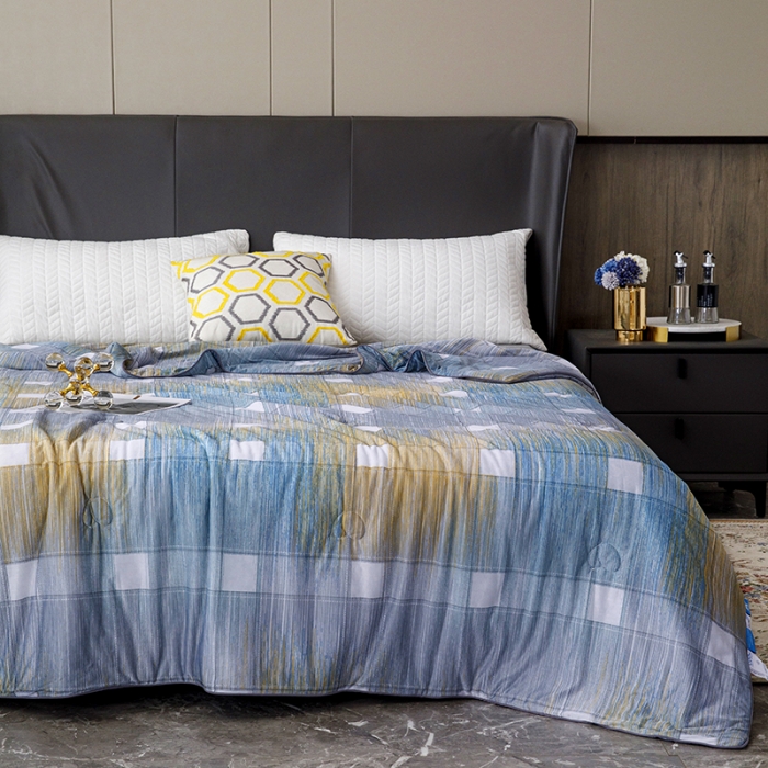 91家纺网 家纺一手货源 找家纺 纽缦家纺 2022新款花卉夏被 蒂凡阁