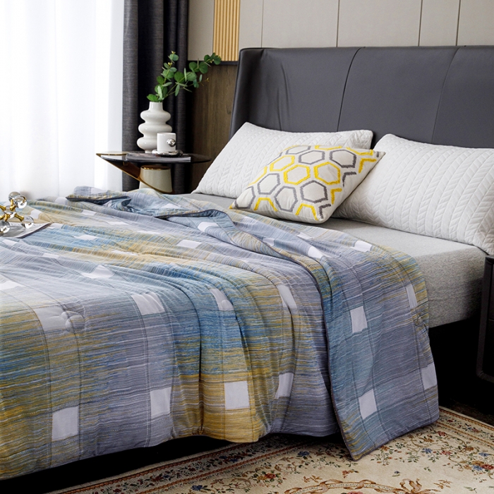 91家纺网 家纺一手货源 找家纺 纽缦家纺 2022新款花卉夏被 蒂凡阁