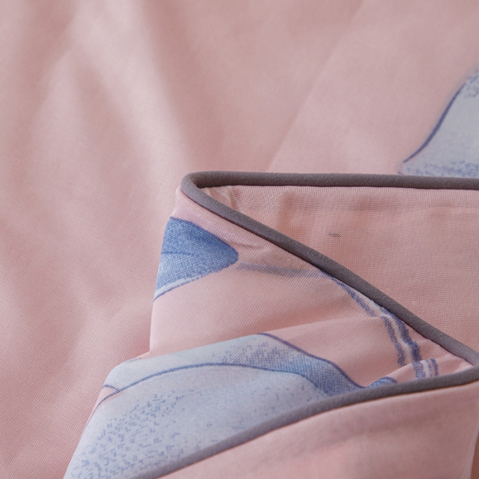 91家纺网 家纺一手货源 找家纺 纽缦家纺 2022新款花卉夏被 花间粉