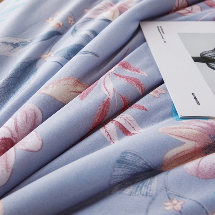 91家纺网 家纺一手货源 找家纺 纽缦家纺 2022新款花卉夏被 花间柔梦-兰