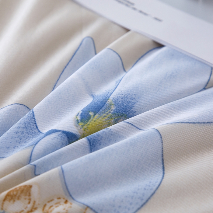 91家纺网 家纺一手货源 找家纺 纽缦家纺 2022新款花卉夏被 花间驼