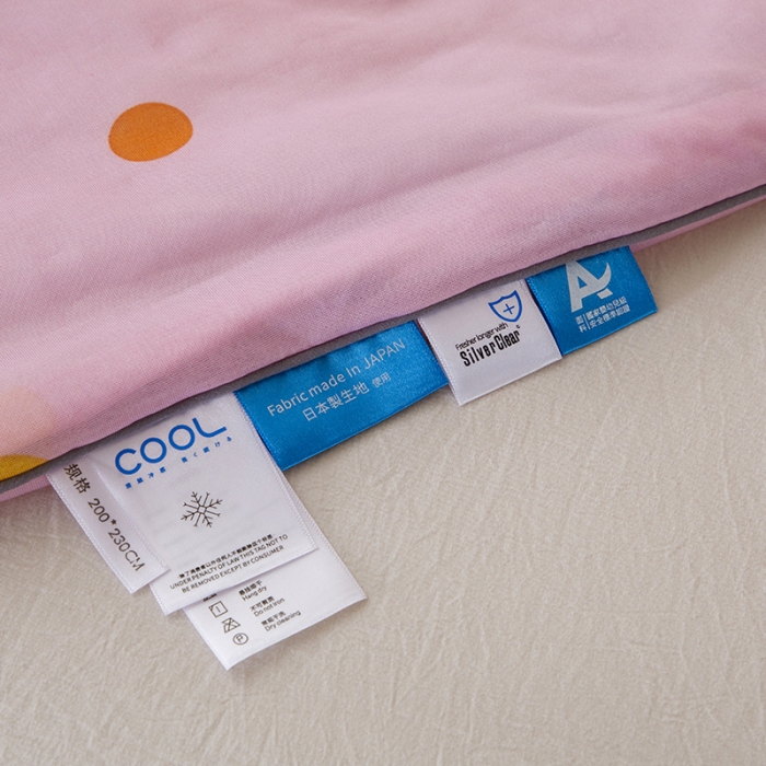 91家纺网 家纺一手货源 找家纺 纽缦家纺 2022新款花卉夏被 柠檬熊粉