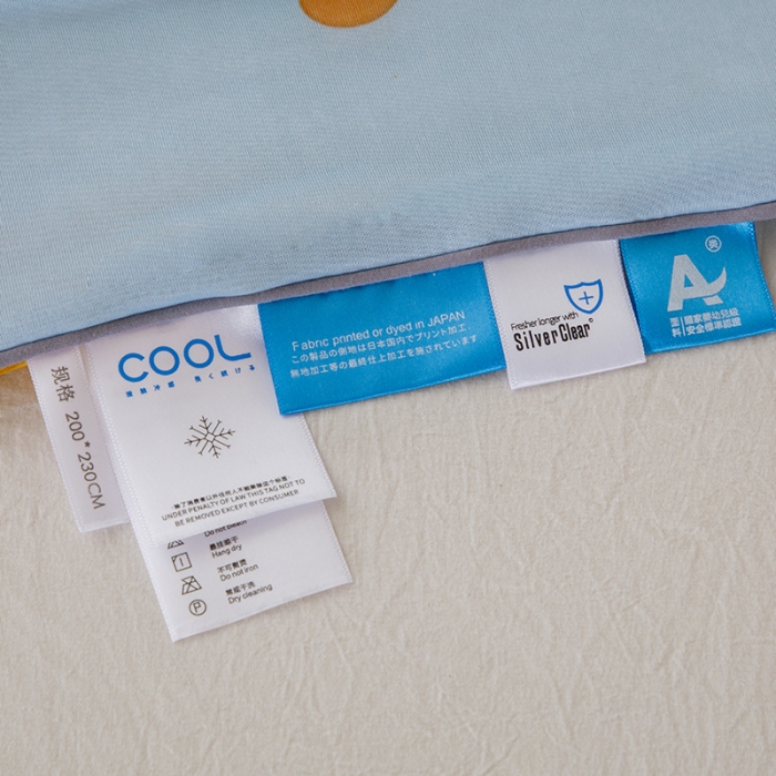 91家纺网 家纺一手货源 找家纺 纽缦家纺 2022新款花卉夏被 柠檬熊蓝