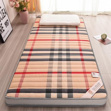 91家纺网 家纺一手货源 找家纺 亿丁点 2023新款磨毛床垫直播印花学生立体款 磨毛立体英伦风