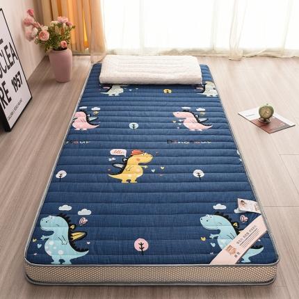 91家纺网 家纺一手货源 找家纺 亿丁点 2023新款磨毛床垫直播印花学生立体款 磨毛立体侏罗纪