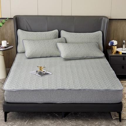 91家纺网 家纺一手货源 找家纺 （总）纽缦家纺  2022新款纯色肌理纹床单三件套