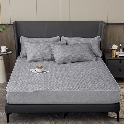 91家纺网 家纺一手货源 找家纺 （总）纽缦家纺  2022新款纯色肌理纹床单三件套