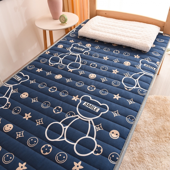 91家纺网 家纺一手货源 找家纺 亿丁点 2023新款磨毛床垫直播印花学生立体款 磨毛立体潮流熊