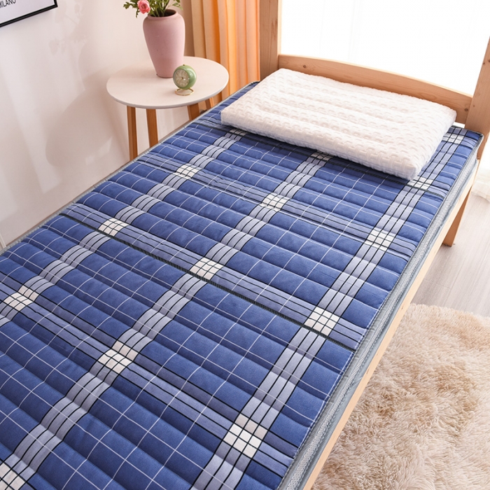 91家纺网 家纺一手货源 找家纺 亿丁点 2023新款磨毛床垫直播印花学生立体款 磨毛立体格雷诺