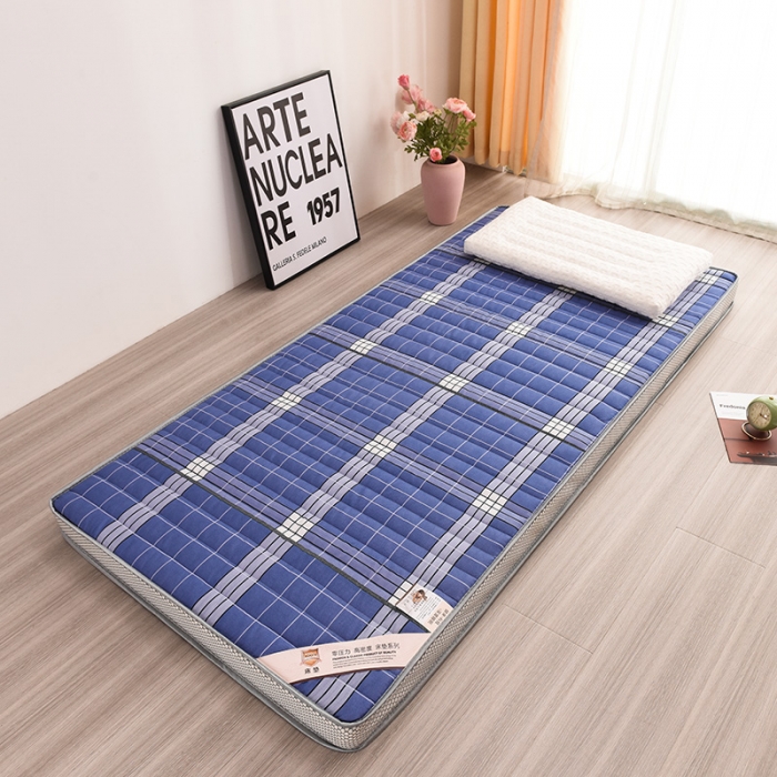 91家纺网 家纺一手货源 找家纺 亿丁点 2023新款磨毛床垫直播印花学生立体款 磨毛立体格雷诺