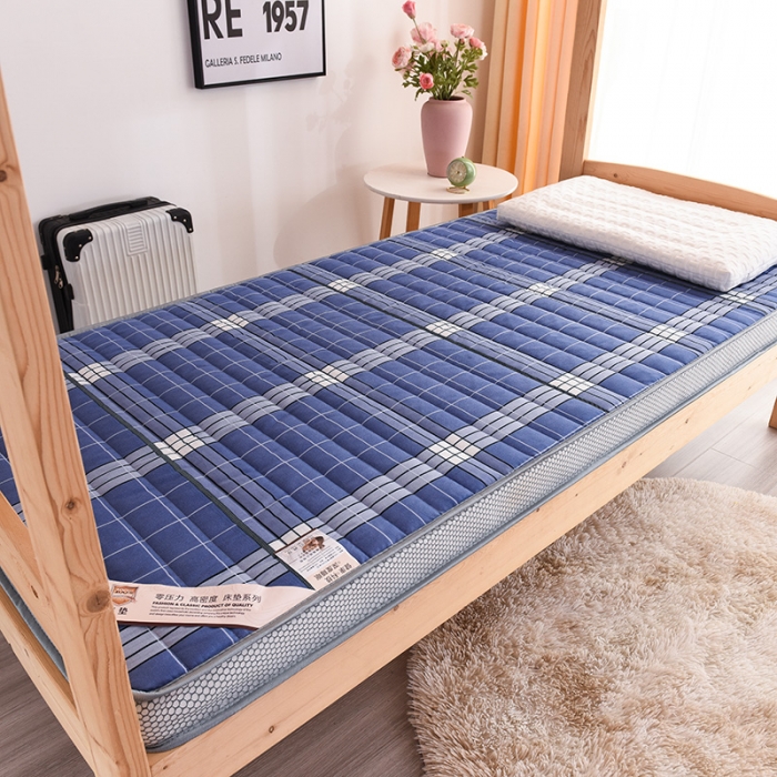 91家纺网 家纺一手货源 找家纺 亿丁点 2023新款磨毛床垫直播印花学生立体款 磨毛立体格雷诺