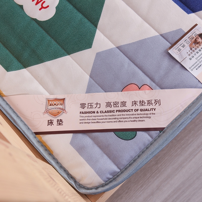 91家纺网 家纺一手货源 找家纺 亿丁点 2023新款磨毛床垫直播印花学生立体款 磨毛立体嘉年华