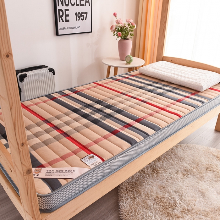 91家纺网 家纺一手货源 找家纺 亿丁点 2023新款磨毛床垫直播印花学生立体款 磨毛立体英伦风