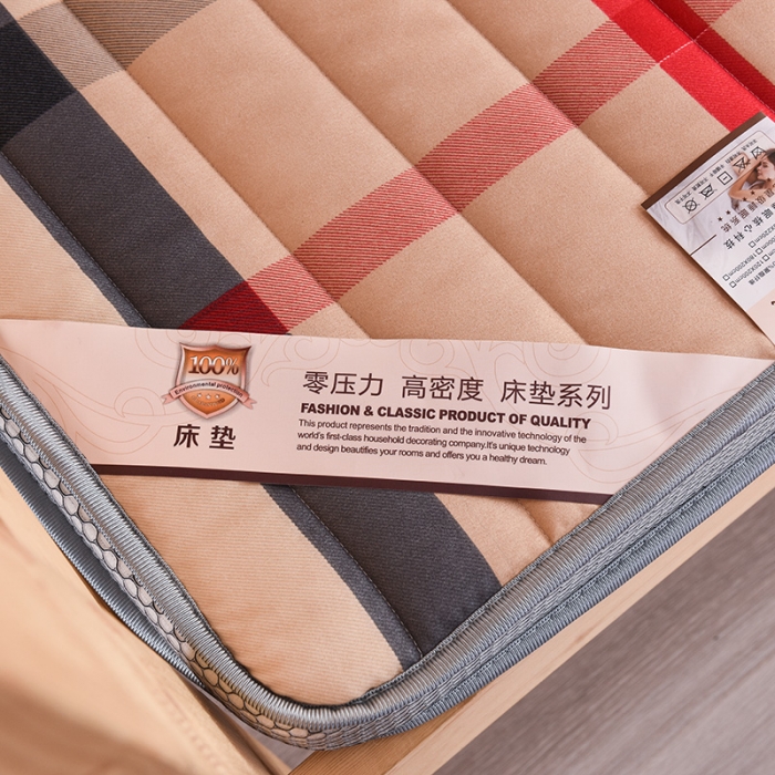 91家纺网 家纺一手货源 找家纺 亿丁点 2023新款磨毛床垫直播印花学生立体款 磨毛立体英伦风