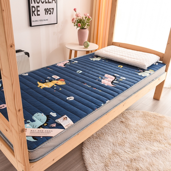 91家纺网 家纺一手货源 找家纺 亿丁点 2023新款磨毛床垫直播印花学生立体款 磨毛立体侏罗纪