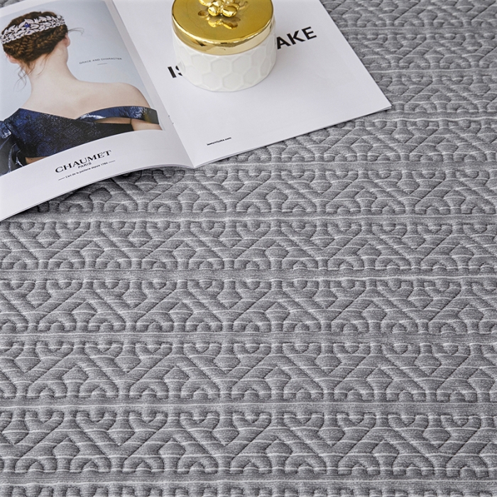 91家纺网 家纺一手货源 找家纺 纽缦家纺 2022新款纯色肌理纹床裙三件套 肌理纹深灰